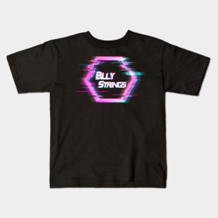 Glitch aesthetic | Exclusive - Billy Strings Kids T-Shirt